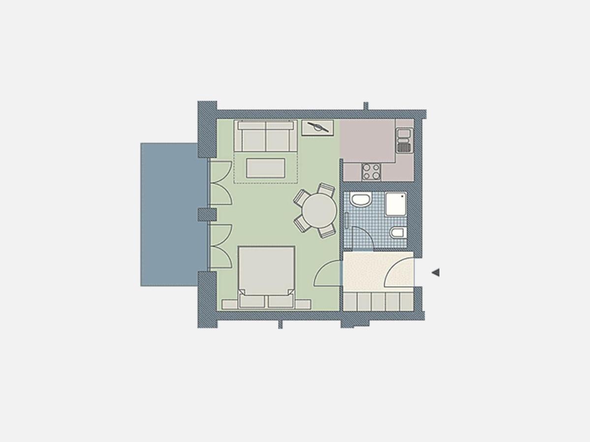 Kaiservillen Heringsdorf - 1-Raum-Ferienwohnung Mit Terrasse D103 Luaran gambar